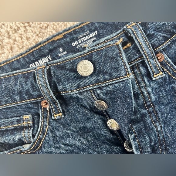 OG straight ankle jeans - high waisted - Old Navy, 0 Petite - Picture 1 of 8